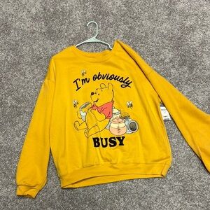 Yellow Winnie the Pooh Sweater